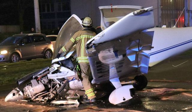 Almanya'da uçak kazası: 3 yaralı