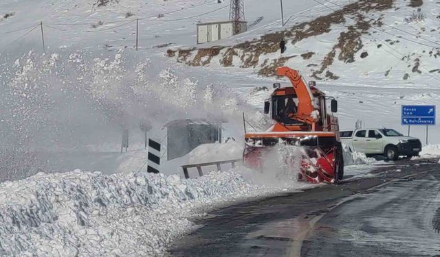 Van-Çatak yolunda geçişler sadece acil ve öncelikli araçlara açık