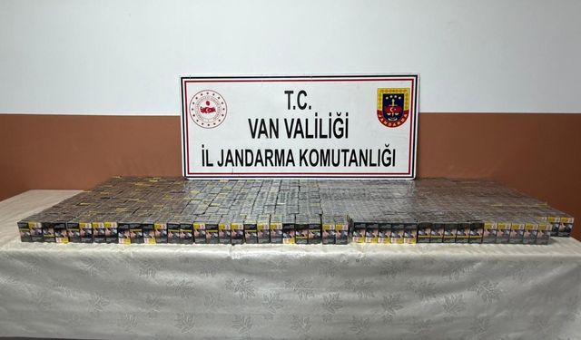 Van Başkale’de bin 540 paket kaçak sigara ele geçirildi