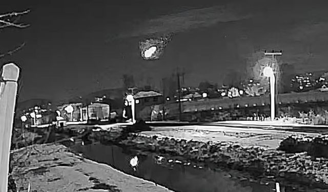 Samsun semalarında meteor heyecanı yaşandı