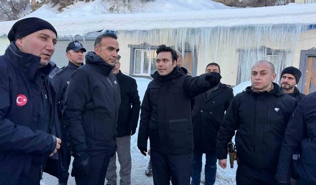 Çatak’ta çığ afeti sonrası saha incelemesi