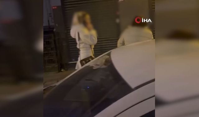 Taksici ile yolcular arasında ücret tartışması!