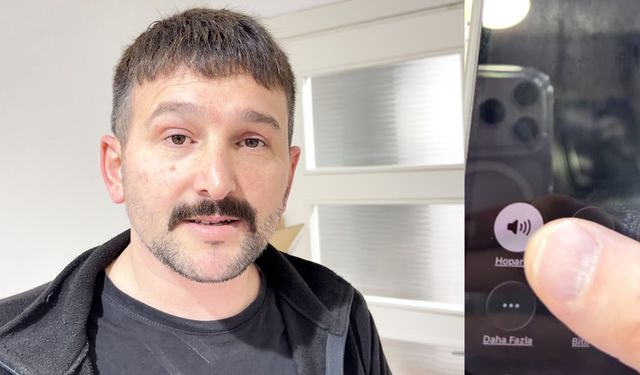 Dolandırıcıların girişimini cep telefonu ile kayda aldı