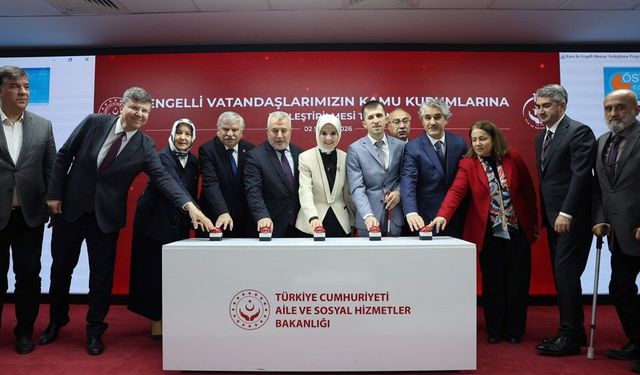 Bin 573 engelli vatandaş kamuya yerleştirildi