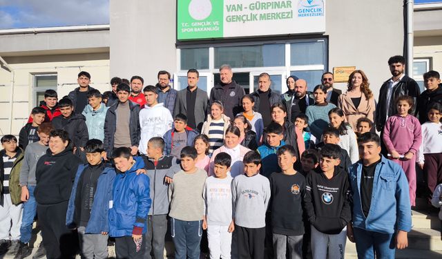 Gürpınar’da Gençlerin Çalışmaları Yerinde İncelendi