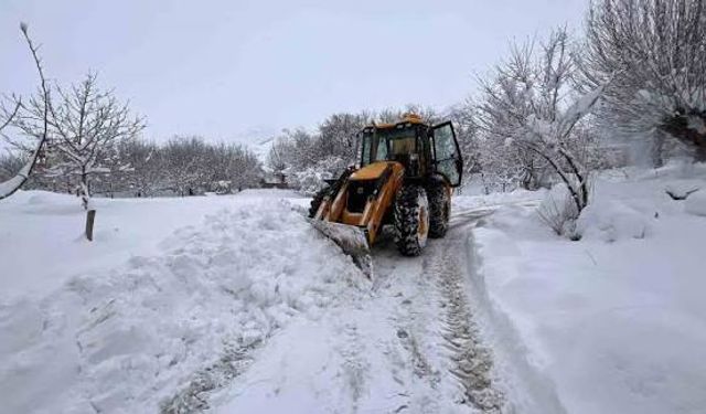 Van’da 68 yerleşim yerinin yolu kapalı