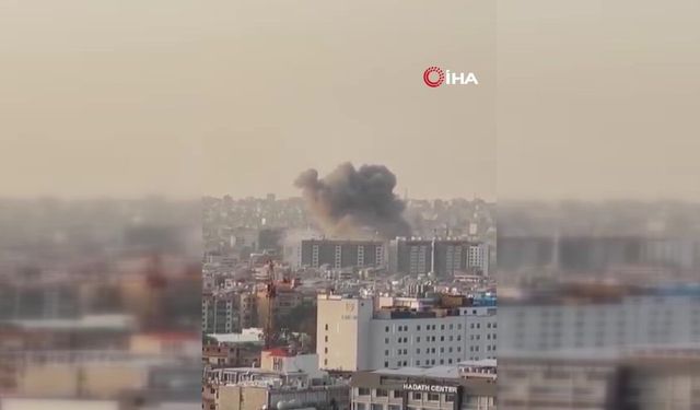 İsrail Beyrut’u havadan vurdu
