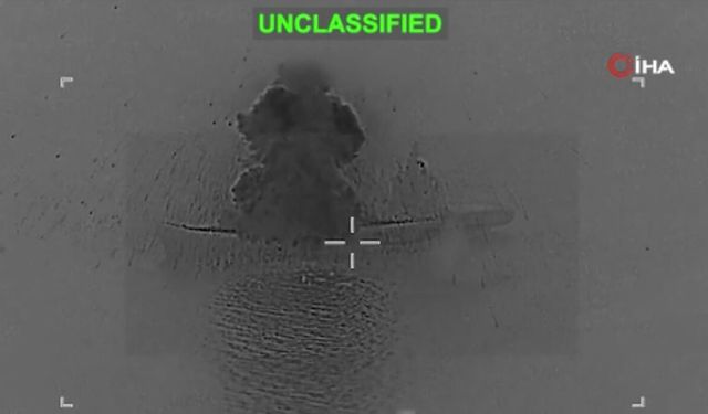 ABD Ordusu, İran’a Yönelik İHA Gemisi Saldırısını Paylaştı