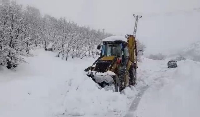 Van’da Nisan ayında kar yağışı: 93 yerleşim yerine ulaşılamıyor