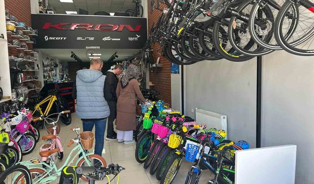 Van’da bisiklet sektörü hareketlendi