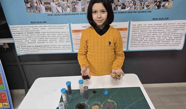 Genç mucitten dikkat çeken proje: Ceviz kabuğundan yalıtım