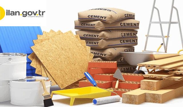 İNŞAAT MALZEMESİ SATIN ALINACAKTIR