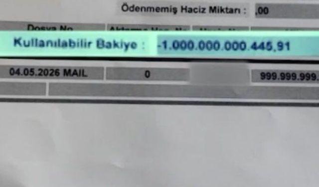 Van'da sıra dışı olay: Hesabına 1 trilyon TL ( 21,8 milyar dolar) yatırıldı