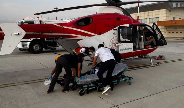 Akciğer Hastası Helikopter Ambulansla Van’a Nakledildi