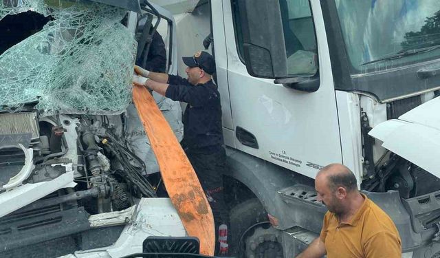 Van’da tır kamyona arkadan çarptı: 1 yaralı