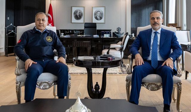 Bakan Yerlikaya, Bakan Fidan’ı ziyaret etti