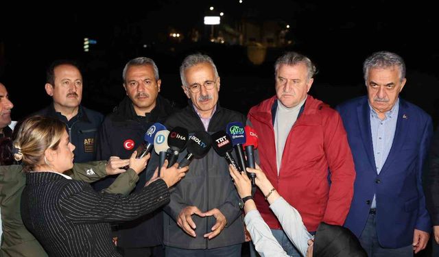 Bakan Uraloğlu'dan Rize'de meydana gelen heyelan ile ilgili açıklama
