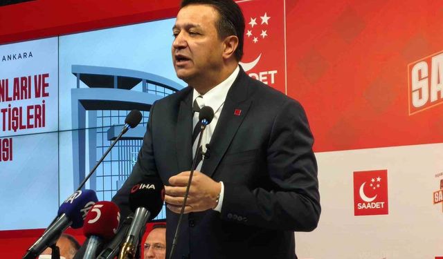 Saadet Partisi Lideri Arıkan: "Bu bir barış planı değil, Gazze’yi ve Filistin’i bütünüyle işgal planıdır"