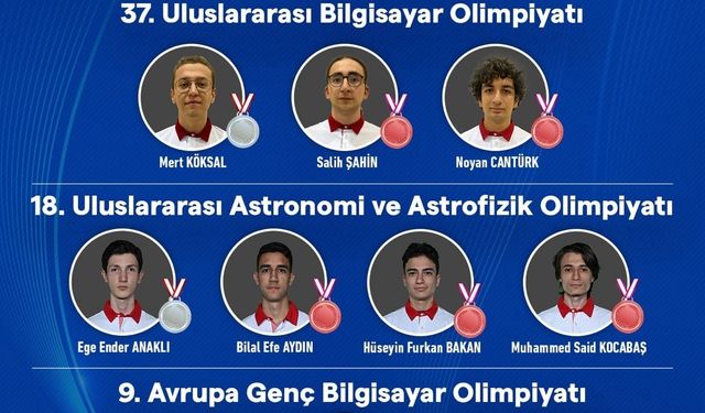 Bilim Olimpiyatlarında Türkiye Rüzgarı: Genç Dahiler 12 Madalya Kazandı