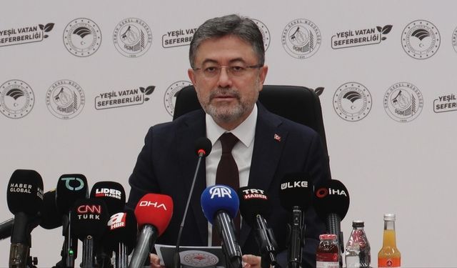 "Bakan Yumaklı: 1 Yılda 550 Milyon Fidan Toprakla Buluşacak"