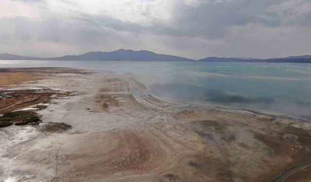 Erçek Gölü son 30 yılda büyük alan kaybetti