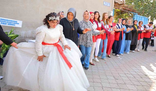 Down sendromlu genç kızın gelinlik hayali gerçek oldu