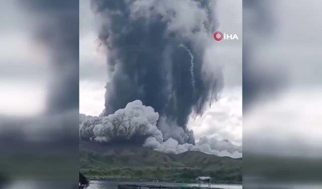 Filipinler’de Taal Yanardağı’nda Art Arda Patlamalar Meydana Geldi