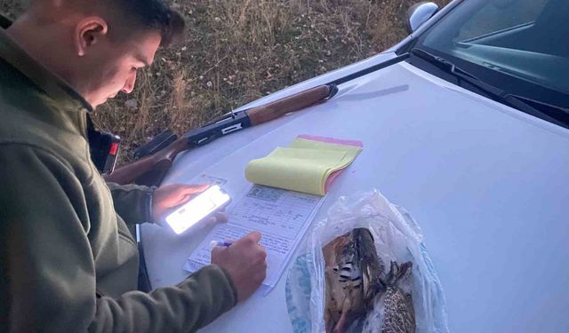 Van'da kaçak avcılıkla mücadele çalışması