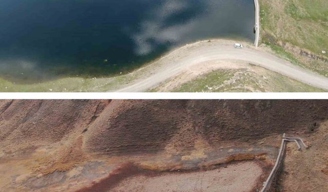 Erek Dağı’nın doğusundaki Antik Urartu Barajı kurudu
