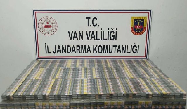 Van’da yaklaşık 2 bin paket kaçak sigara ele geçirildi