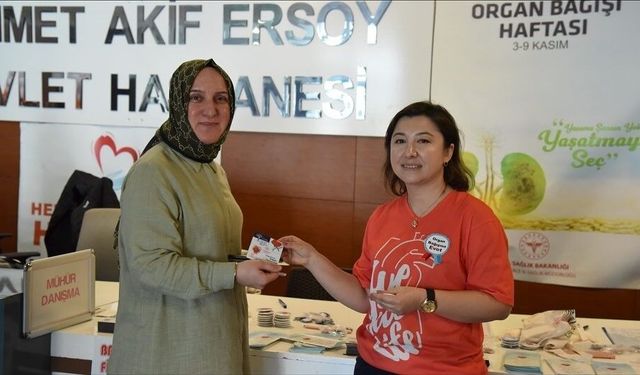 Vatandaşlardan organ bağışına yoğun ilgi