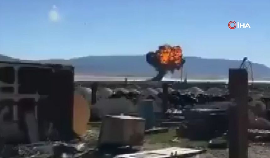 ABD'ye ait F-16C savaş uçağı düştü