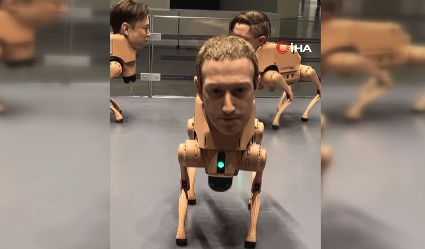 Milyardelerin yüzlerini taşıyan robot köpekler büyük ilgi çekti