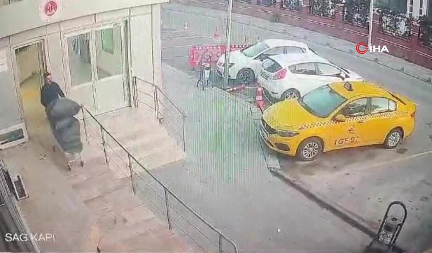 Adliyedeki emanet deposu soygununun görüntüleri ortaya çıktı