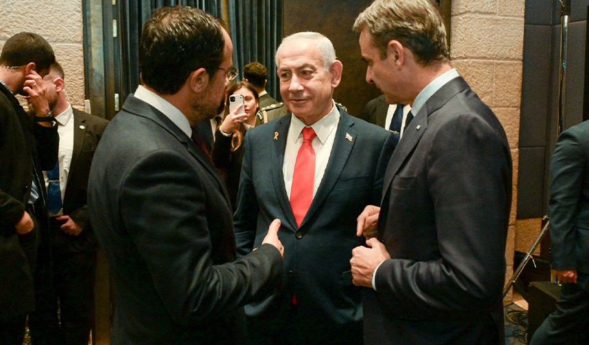 İsrail, Yunanistan ve GKRY arasında üçlü zirve