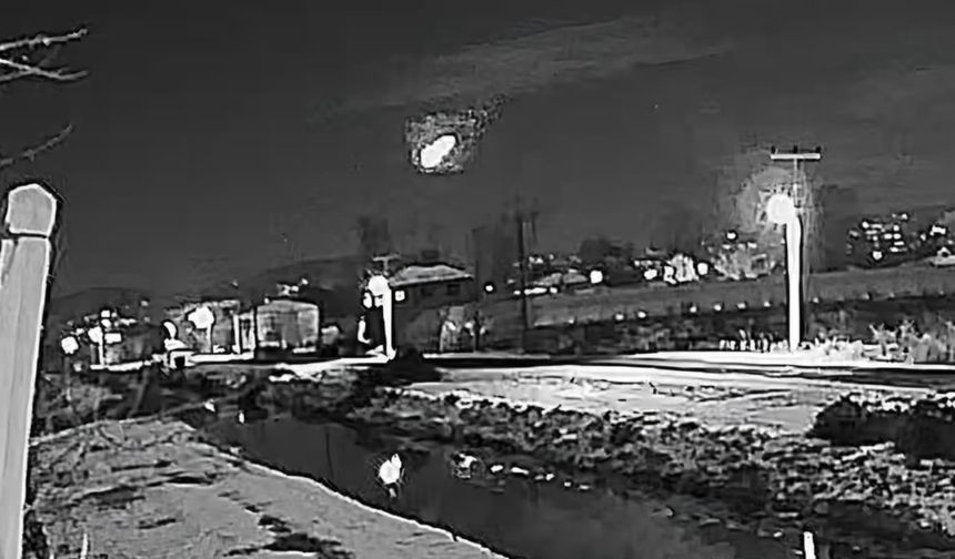 Samsun semalarında meteor heyecanı yaşandı