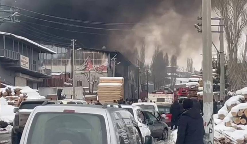 Erzurum'da bulunan fabrikada patlama! 5 yaralı