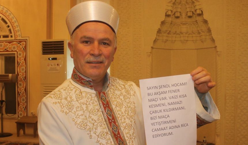 Cami imamı gençleri maça yetiştirdi