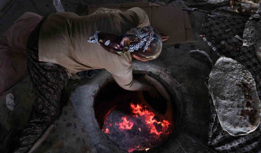 Tandırlada Ramazan mesaisi