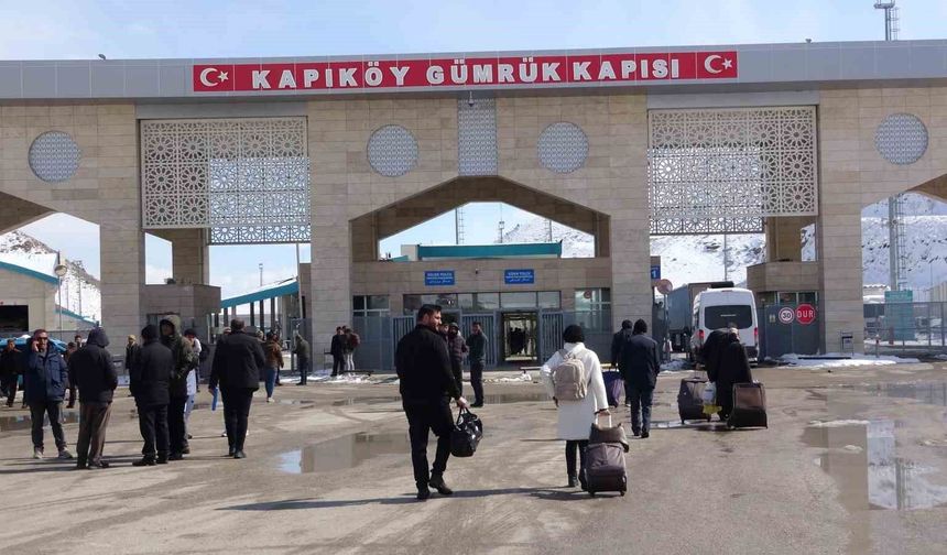 Kapıköy sınır kapısında sessizlik hakim