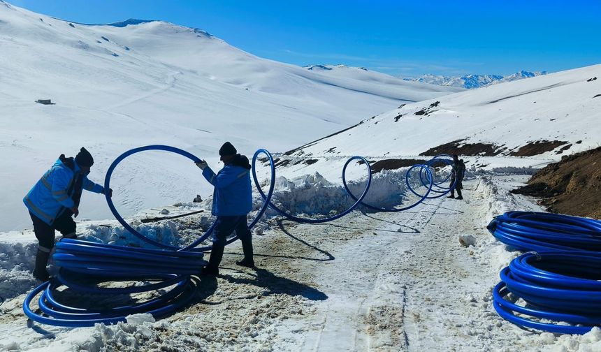 Van Başkale’deki su arızası giderildi