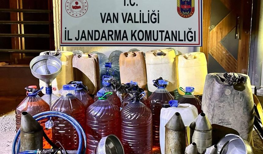 Van’da 178 litre kaçak motorin ele geçirildi