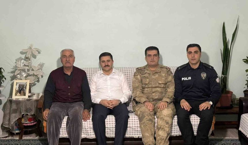 Kaymakam Bulut, Çakmaklı ailesinin iftar sofrasına misafir oldu