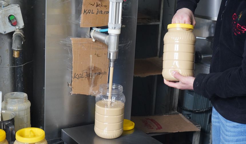 Sahur hazırlığı üretimi artırdı: Van’da tahine yoğun talep