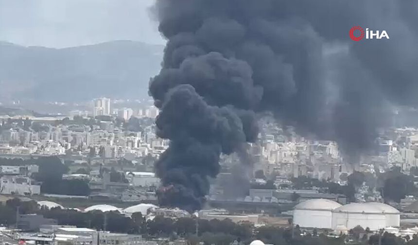 İsrail’de Bazan petrol rafinerisi vuruldu
