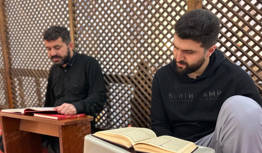 Van’da unutulamaya yüz tutmuş itikaf sünneti yaşatılıyor