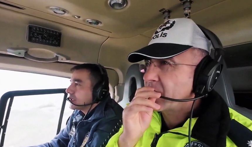 Van polisinden hava destekli nefes kesen operasyon