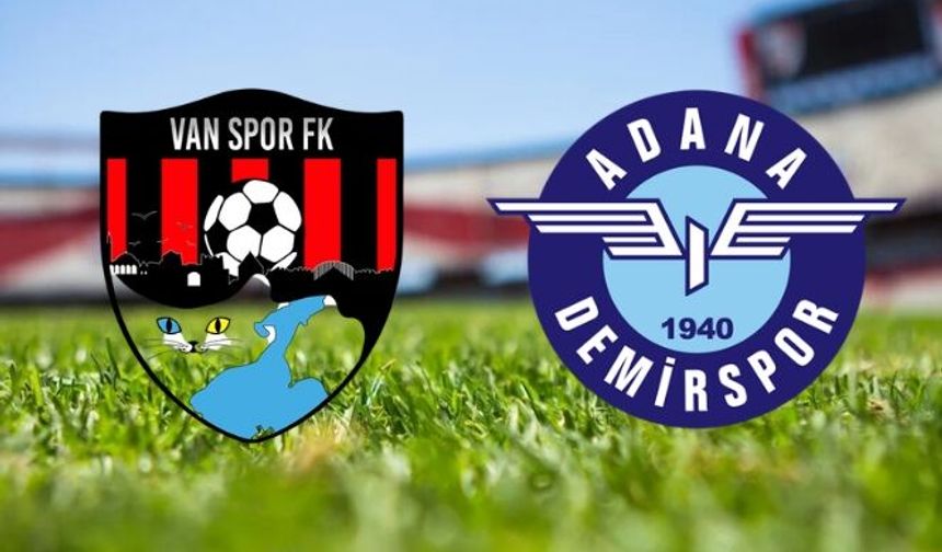 Trendyol 1. Lig: Vanspor, Adana Demirspor’u konuk ediyor