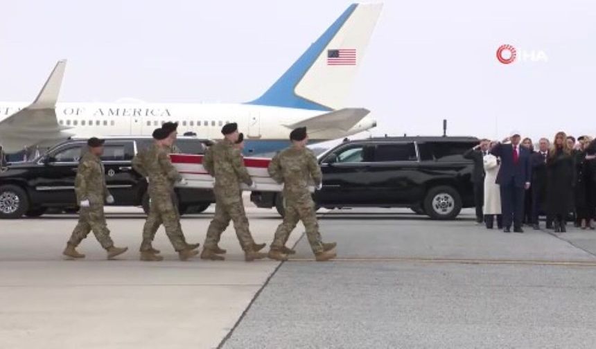 ABD askerlerinin tabutları ülkelerine getirildi