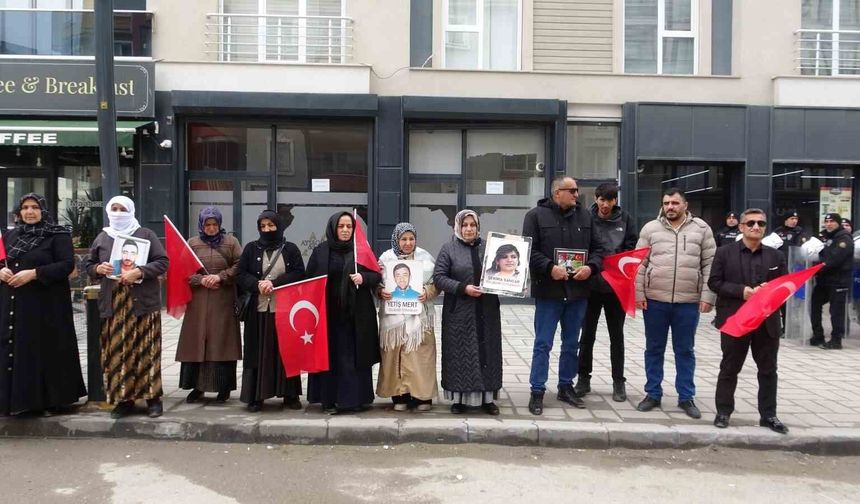 Vanlı annelerin evlat nöbeti sürüyor